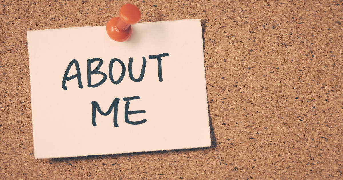 Colocar sobre mim no curriculo
